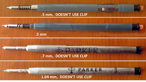 PARKER BALLPOINT TO PENCIL CONVETTERS